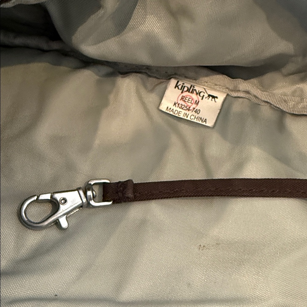 Kipling Brown Backpack with Monkey - Picture 10 of 13